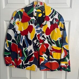 Lauren Ralph Lauren Multicolor Patterned Jacket
